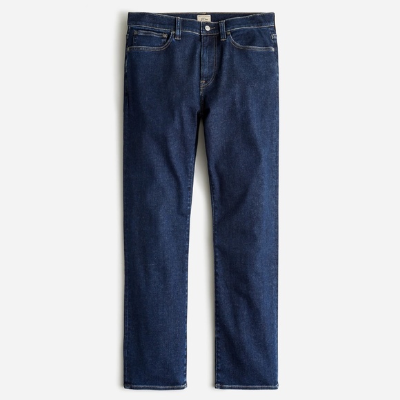 New JCREW Mens Size 30 / 30 770 Straight-fit Stretch Jean Deep Blue Medium Wash - Picture 1 of 3